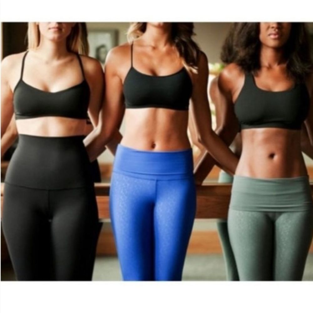 Pure Barre Gemini High Rise Fitted 7/8 Leggings Sm